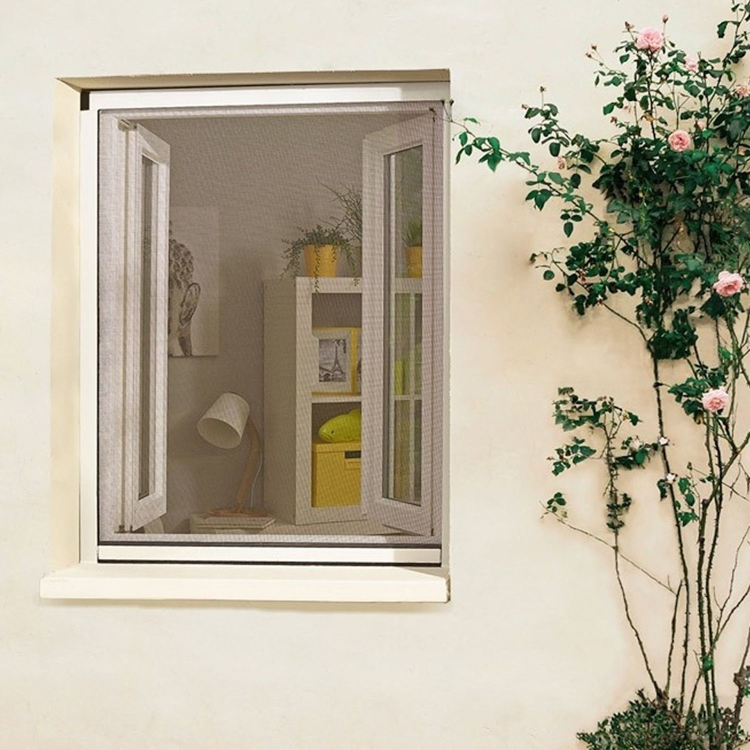 Moustiquaire enrouleur de fenêtre aluminium gris anthracite - Provence  Outillage
